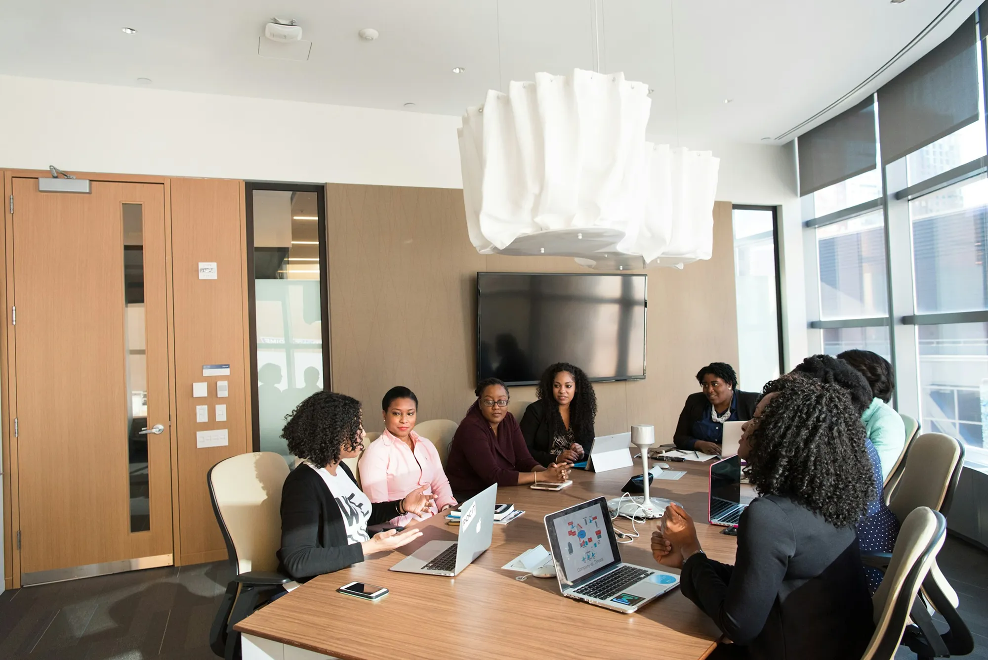 Women in a meeting room